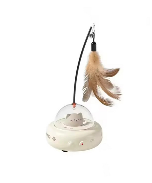 Smart Auto Cat Toy – Laser & Feather