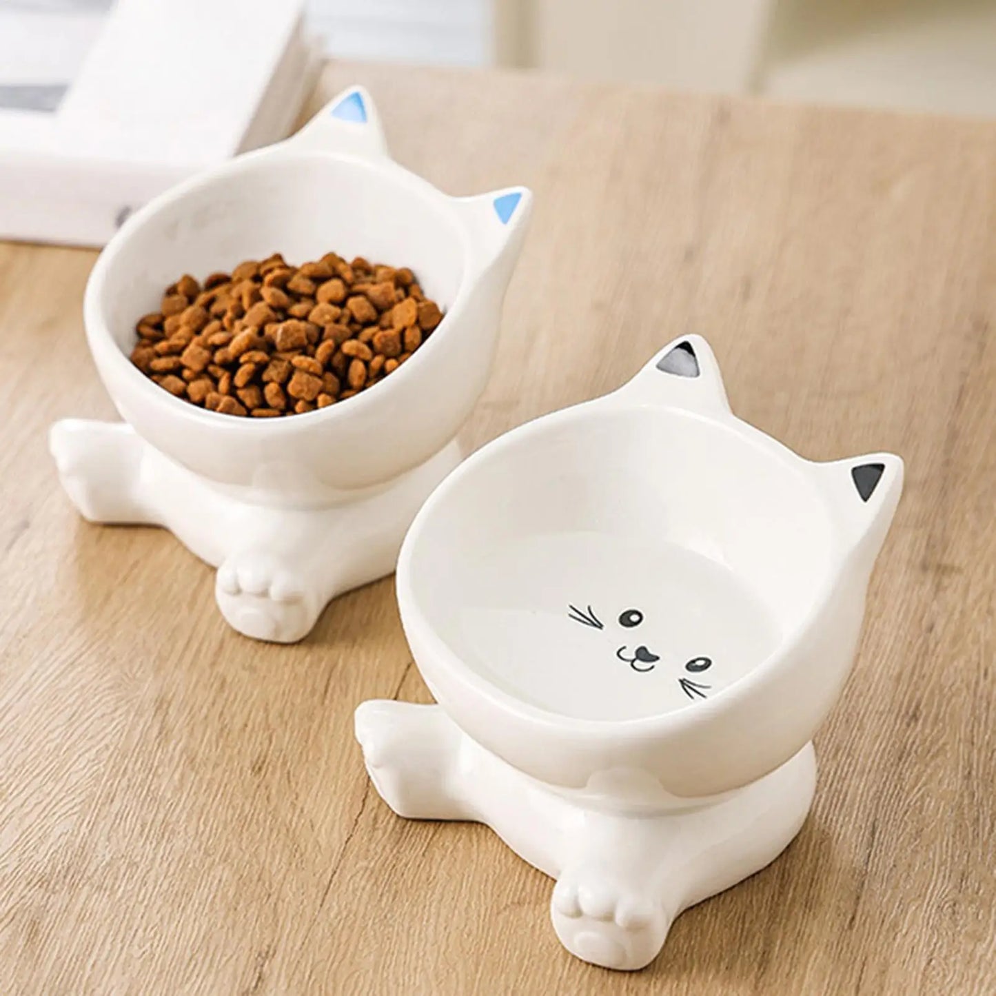 Ceramic Cat Bowl – Minimalist Design