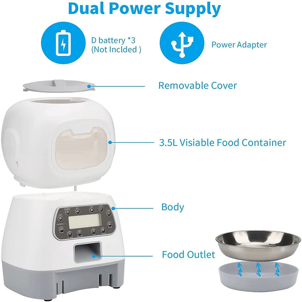 Smart Pet Feeder 3.5L