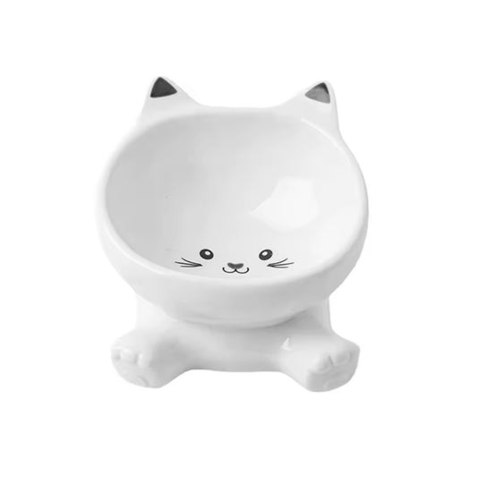 Ceramic Cat Bowl – Minimalist Design